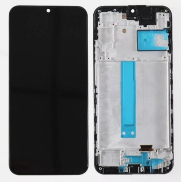 FRONTAL TELA DISPLAY SAMSUNG A25 5G (A256) COM ARO INCELL 1 LINHA
