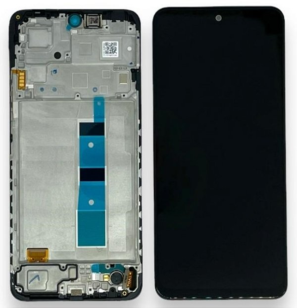 FRONTAL TELA DISPLAY XIAOMI NOTE 12 4G OLED COM ARO DIAMONDS