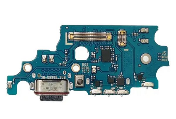 Placa Sub Conector de Carga Samsung S21 Plus (G996) 1 Linha