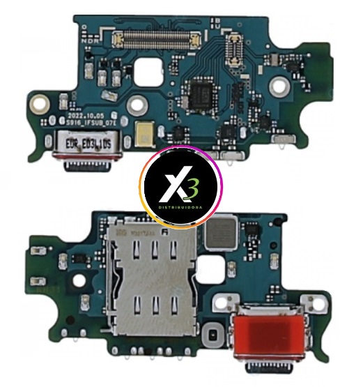 Placa Sub Conector de Carga Samsung S23 Plus (S916) Original