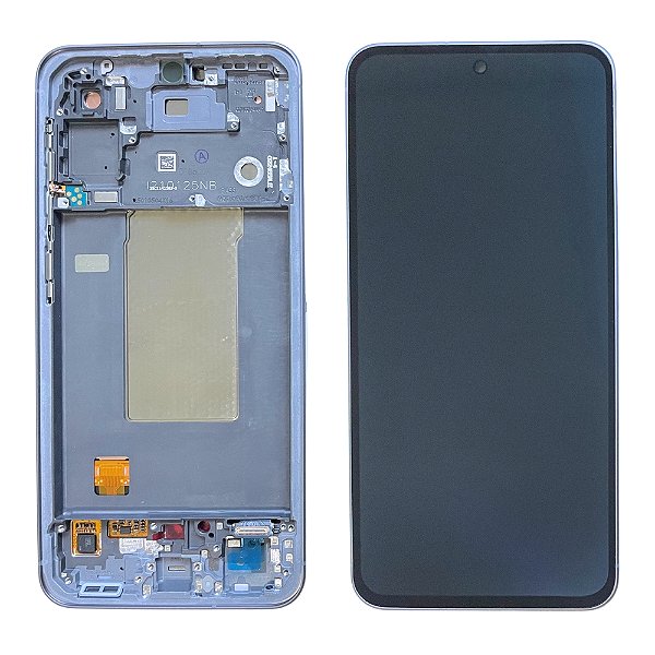 Frontal Tela Display Samsung A56 5G A566 Com Aro Original