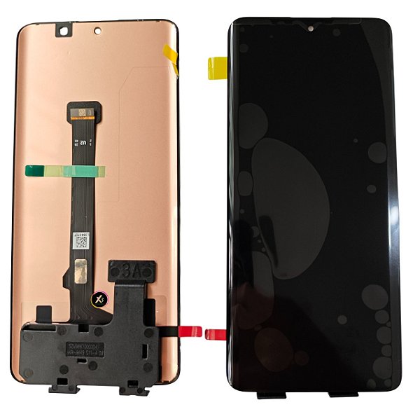 Frontal Tela Display Xiaomi Note 14 Pro 5G / Poco X7 5G Amoled Sem Aro Original