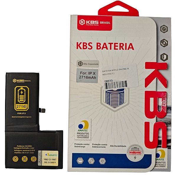 Bateria Apple iPhone X KBS