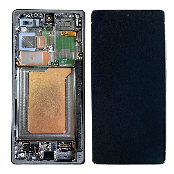 Frontal Tela Display Samsung S25 Ultra S938 Com Aro Original