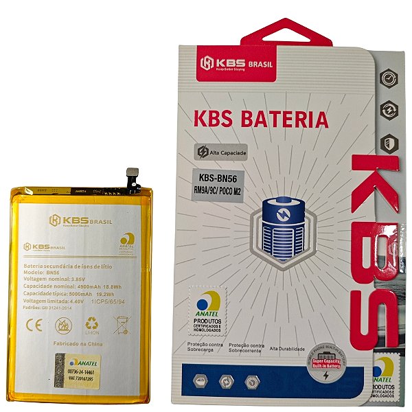 Bateria Xiaomi Redmi 9A / Redmi 9C / Redmi 9I (BN56) KBS