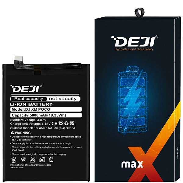 Bateria Xiaomi Redmi Note 12 5G / Poco X5 5G (BN5J) Deji