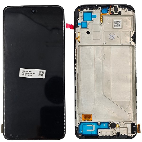 Frontal Tela Display Xiaomi Note 10 4G / Note 10S 4G / Poco M5S Com Aro Oled Vivid