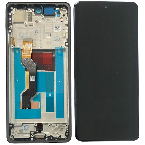 Frontal Tela Display Moto G86 5G XT2527 Com Aro Original