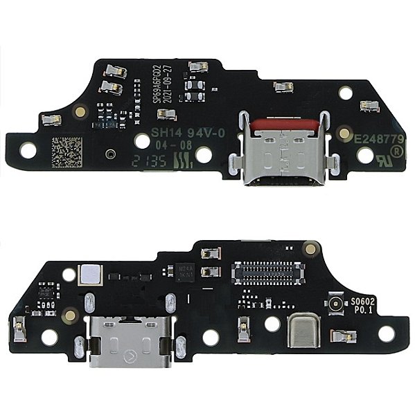 Placa Sub Conector de Carga Moto E30 (XT2158) / Moto E40 (XT2159) Original