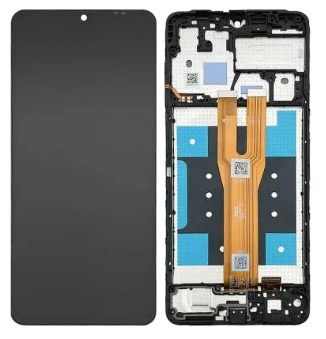 Frontal Tela Display Samsung A06 4G A065 Com Aro Original