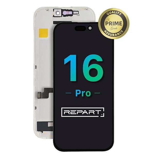Frontal Tela Display iPhone 16 Pro Soft Oled Repart (Troca Ci)