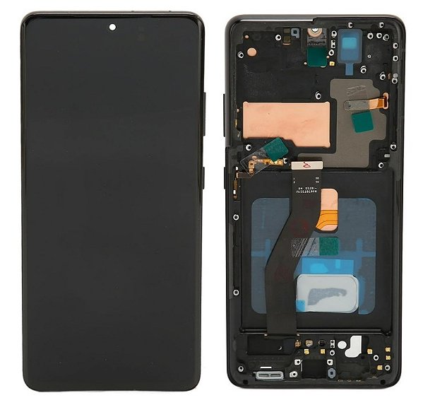 Frontal Tela Display Samsung S21 Ultra G998 Com Aro Oled REWA