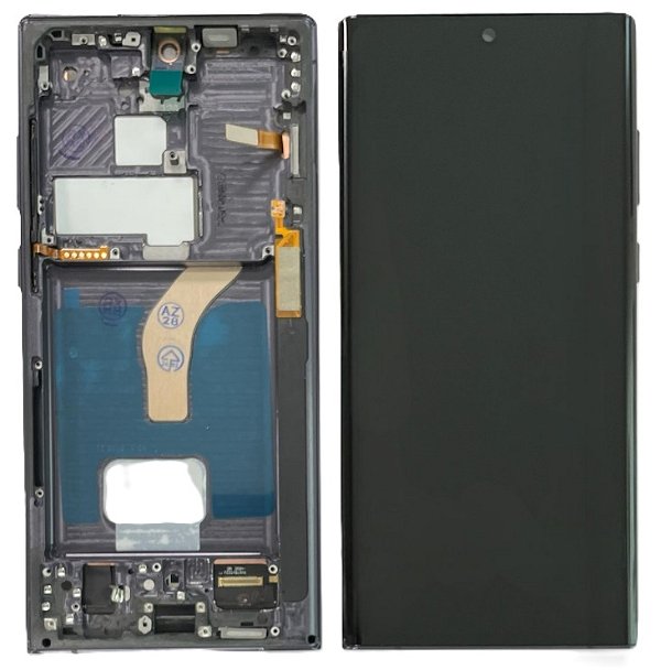 Frontal Tela Display Samsung S22 Ultra S908 Com Aro Oled REWA