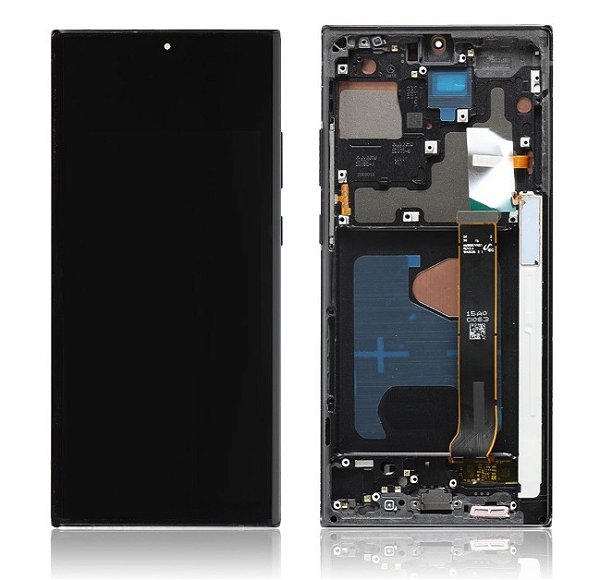 Frontal Tela Display Samsung Note 20 Ultra 5G (N986) Com Aro REWA