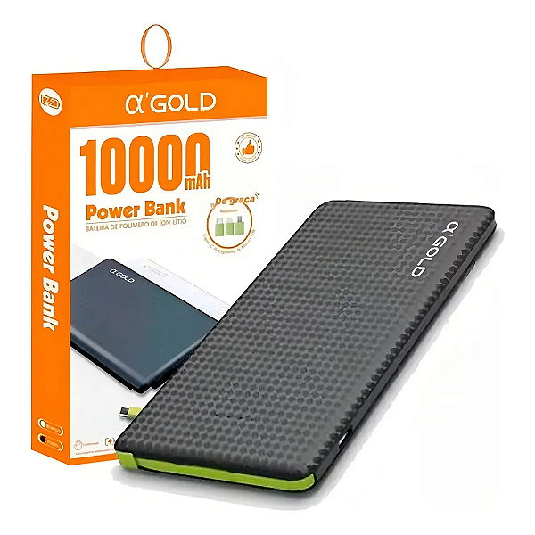 Carregador Portatil 3 Em 1 10000MAH PN-951A Agold