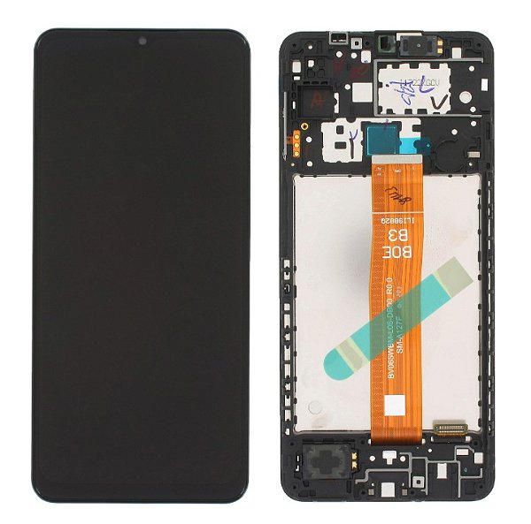 Frontal Tela Display Samsung A12 (A127) Com Aro Original