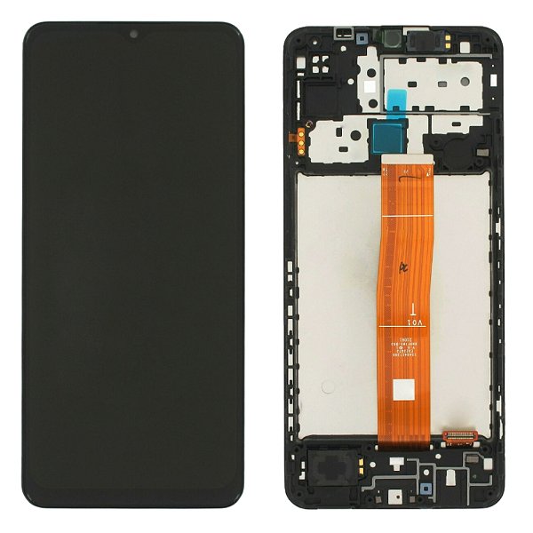 Frontal Tela Display Samsung M12 (M127) Com Aro Original