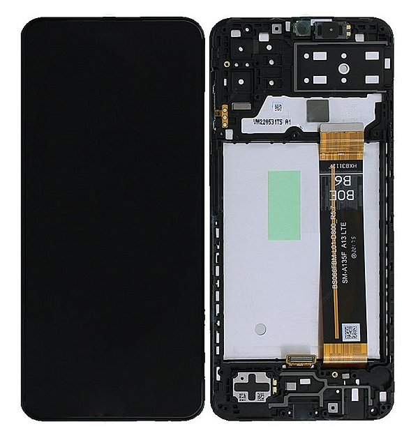 Frontal Tela Display Samsung M13 4G (M135) Com Aro Original