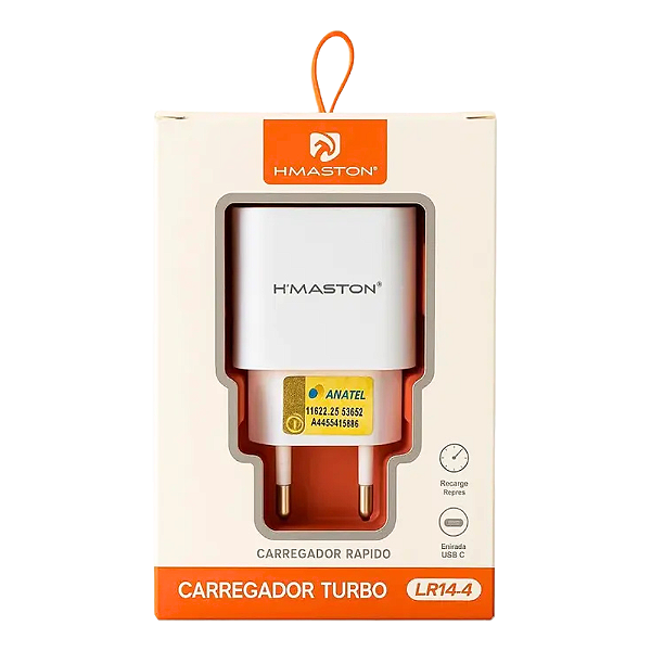 Fonte Carregador Turbo Tipo C 25W LR14-4 Hmaston