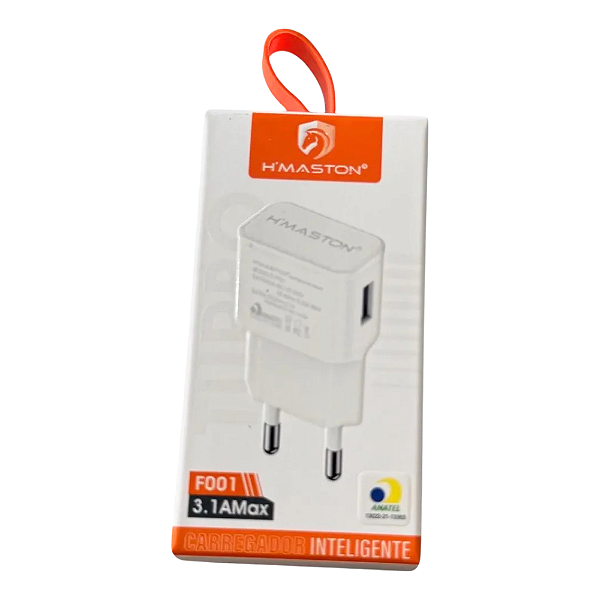 Fonte Carregador Rápido Usb 3.1A F001 Hmaston