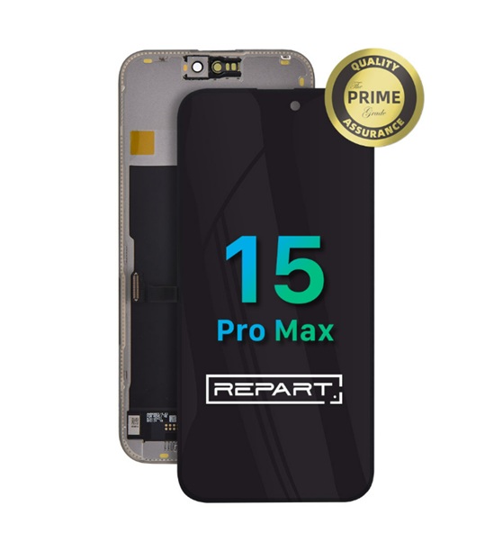 Frontal Tela Display iPhone 15 Pro Max Soft Oled Repart (Troca Ci)