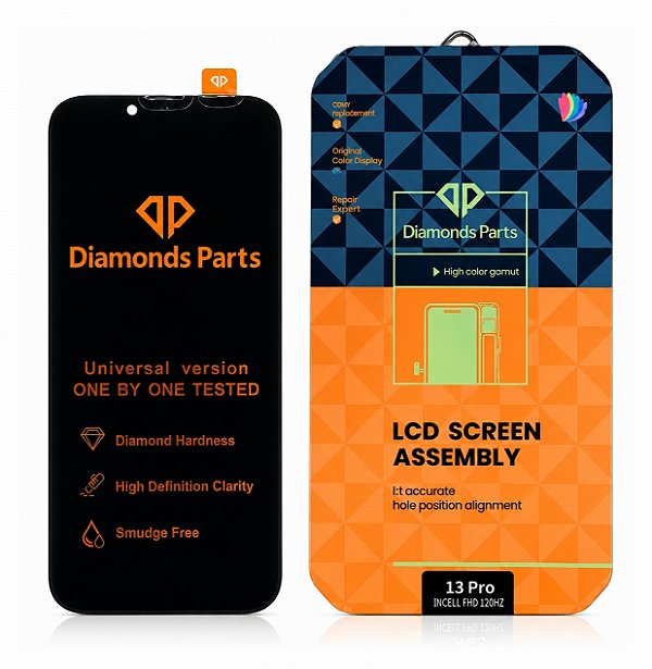 Frontal Tela Display iPhone 13 Pro Incell Diamonds (Troca Ci)