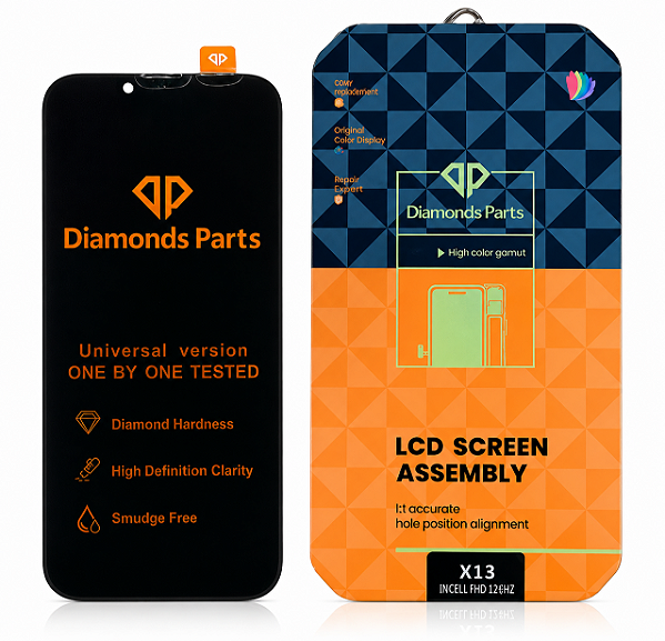 Frontal Tela Display iPhone 13 Incell Diamonds (Troca Ci)