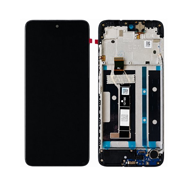 Frontal Tela Display Moto G05 / Moto G15 Com Aro Prime (Com Conector de Carga)