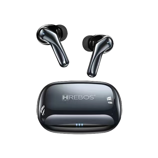 Fone de Ouvido Premium Metallic Bluetooth Com Microfone e Estojo EB-600 Hrebos