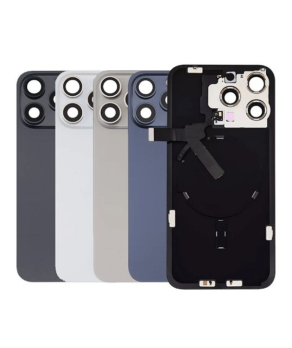 Tampa Traseira iPhone 15 Pro Max Completa OEM (Com Flex NFC)