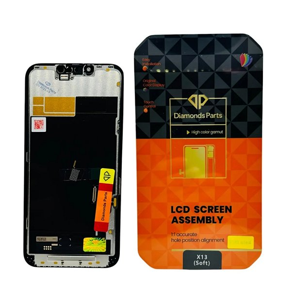 Frontal Tela Display iPhone 13 Soft Oled Diamonds (Troca Ci)