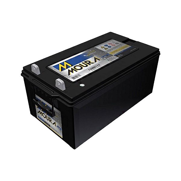 Bateria estacionária Moura - 12MN175 (12V / 194AH) - Novo