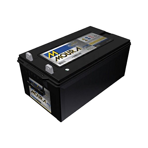 Bateria estacionária Moura - 12MN220 (12V / 242AH) - Novo