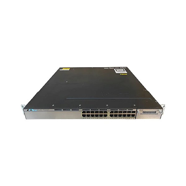 Switch Cisco Catalyst 3750X 24x Portas PoE+ (WS-C3750X-24P-S) - Seminovo