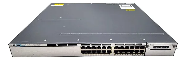 SWITCH CISCO C3750X-24T-S V06 Semi-novo