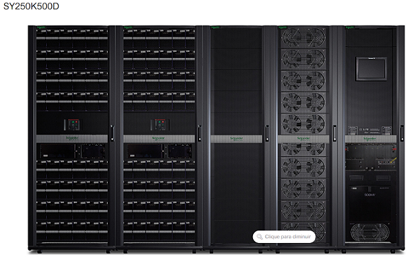 Nobreak Modular APC Symmetra PX 100 a 500 kVA/kW, 400V Trifásico