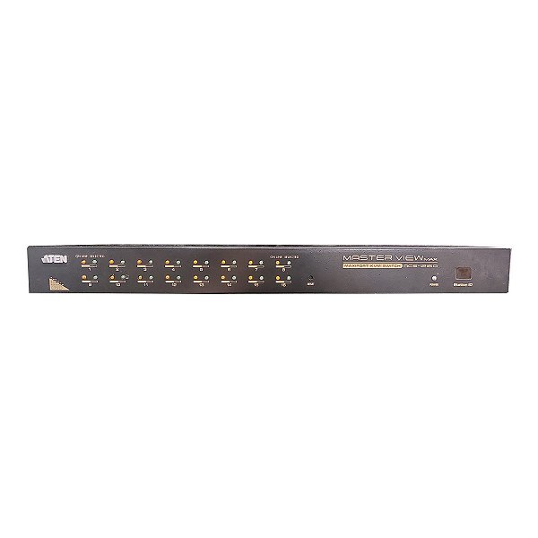 Switch KVM ATEN Master View Max ACS-1216A 16 Portas Rack 1U PS/2 - Seminovo