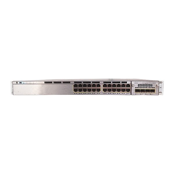 Switch Cisco Catalyst 3750-X com Módulo C3KX-NM-1G (WS-C3750X-24T-S V6) - Seminovo