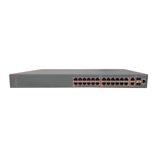 Switch Avaya ERS 3526T-PWR+ 24x Gigabit PoE+ 2x SFP Gerenciável - Seminovo