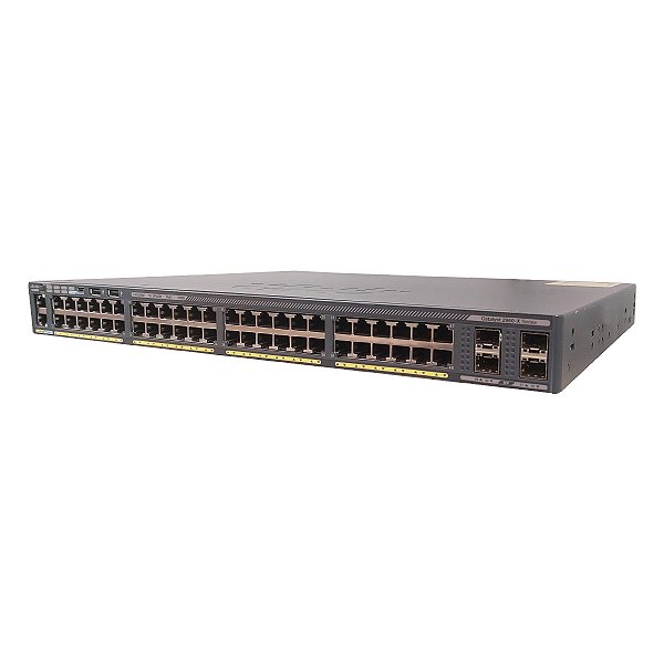 Switch Cisco Catalyst 2960-X 48x Gbps PoE+ 4x SFP (WS-C2960X-48LPS-LB) - Seminovo