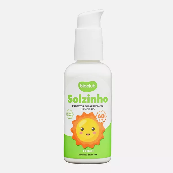 Protetor Solar Infantil Natural - Solzinho Bioclub 120ml - Bioclub