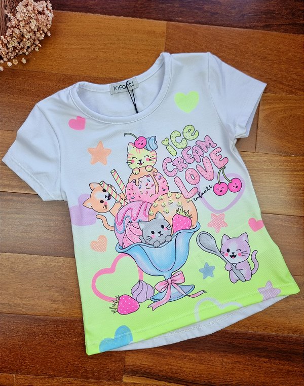 Blusa em Cotton Infanti