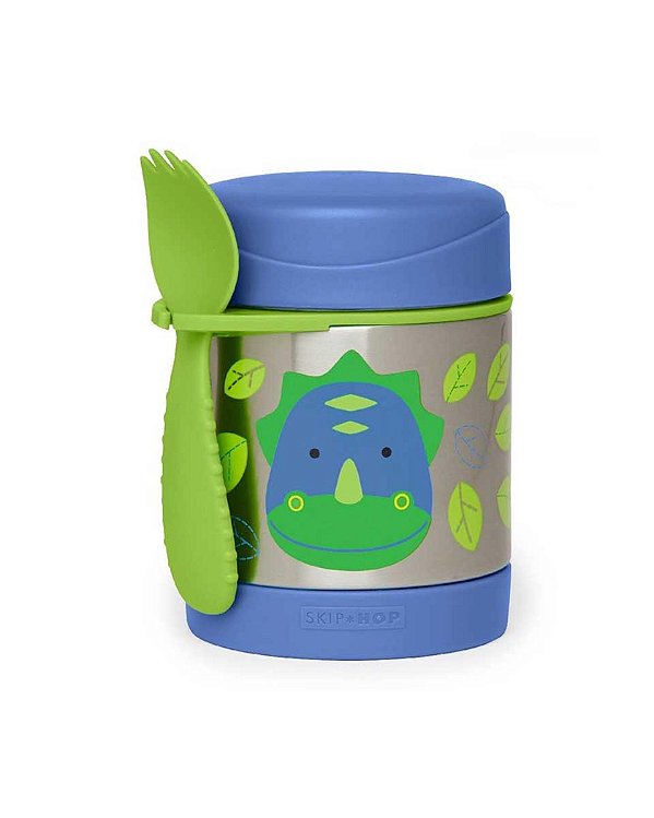 Pote Térmico com Talher Zoo Dino Skip Hop