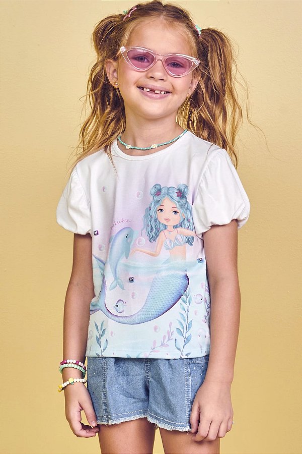 Blusa em Meia Malha Sereia