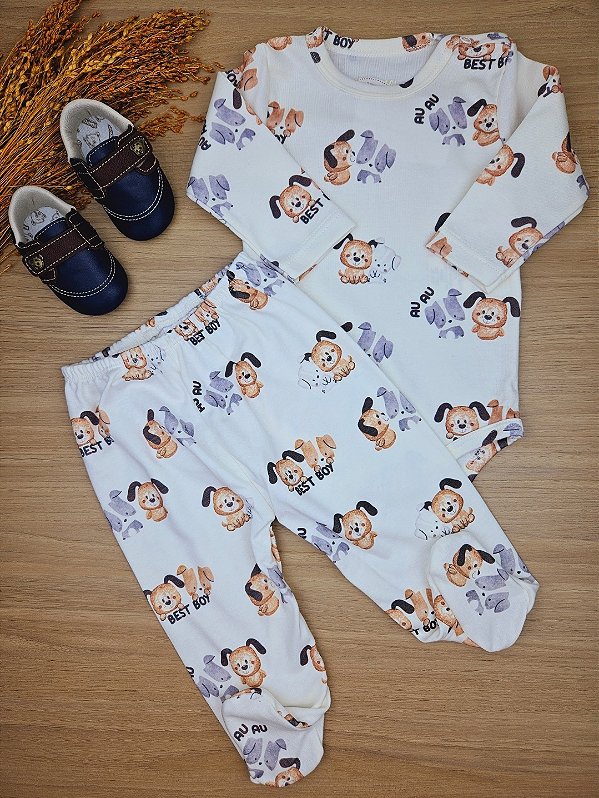 Conjunto Body e Calça em Suedine Hugo Upi Uli
