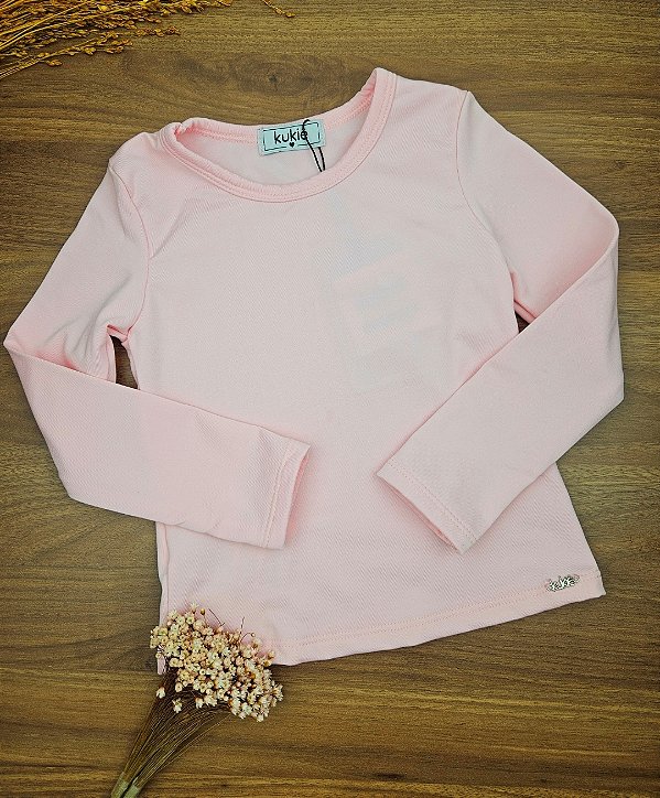 Blusa em Termoskin Rosa Kukiê