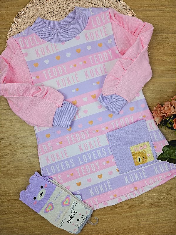 Vestido em Molecotton Kukiê