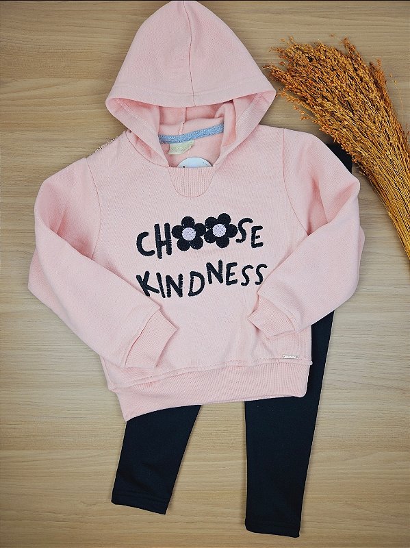 Conjunto Blusão com Capuz e Legging Vrasalon