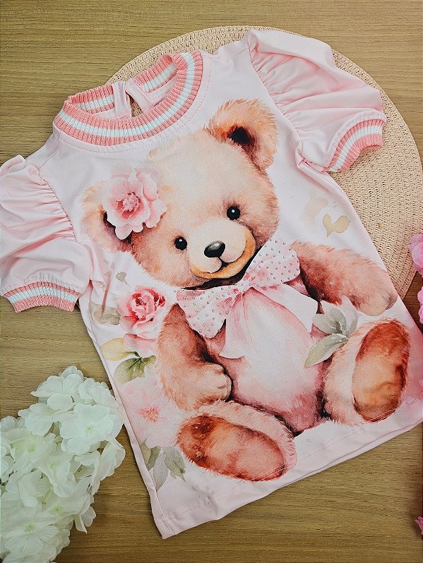 Blusa Menina Ursinho Yoyo