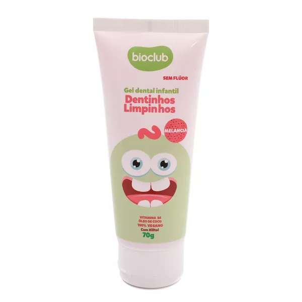 Gel Dental Infantil sem Flúor- Melancia Bioclub
